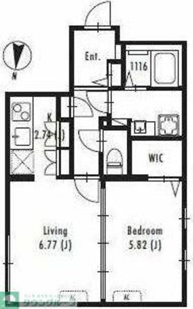 プライマル中野新橋の物件間取画像